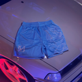 Baby Blue Paisley Shorts